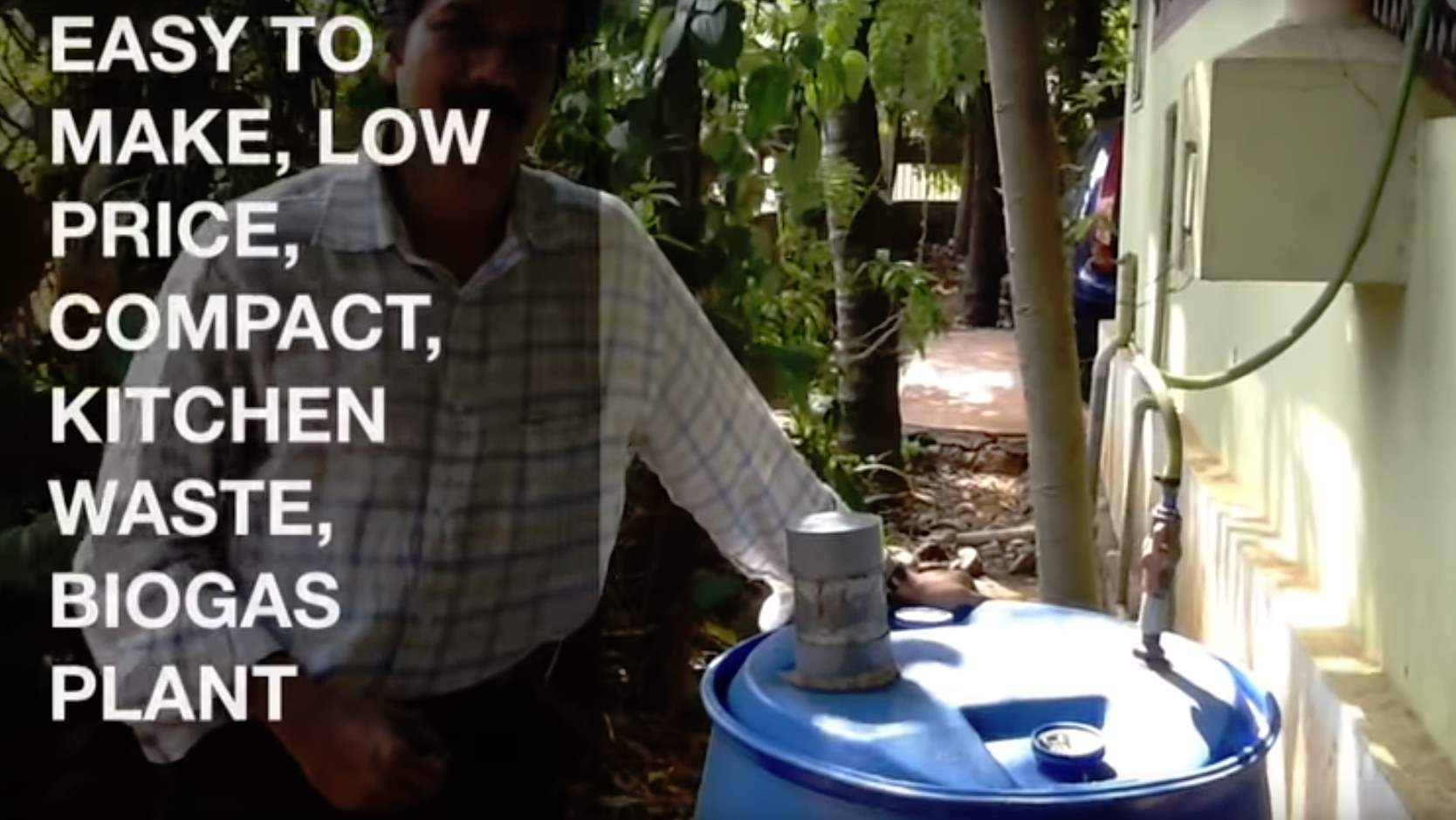 Image: Simple DIY biogas digester thumbnail image.